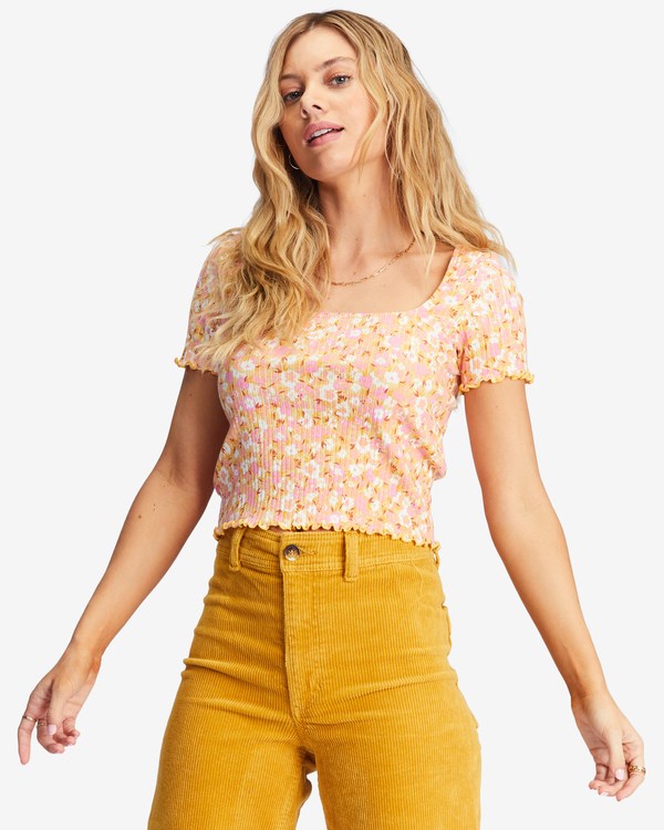 Billabong Squared Away Knit Top Bílé | GRSZWY-916
