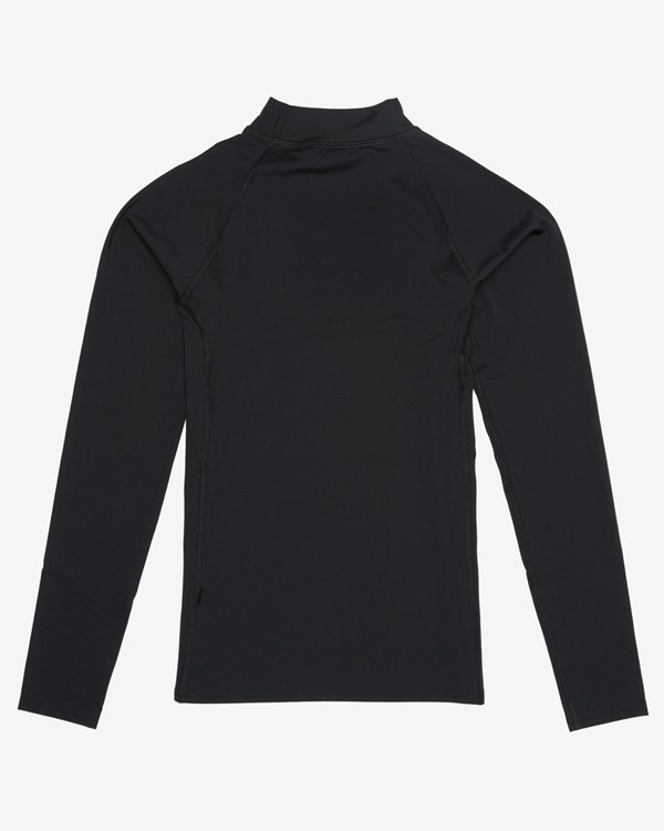 Billabong Stack Wave Long Sleeve Surf Tee Černé | FWRZHA-189