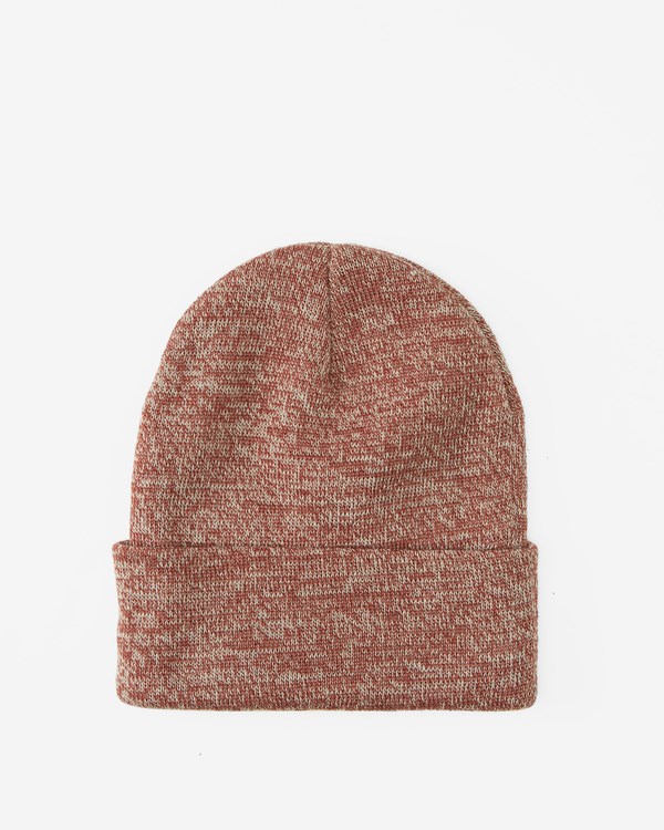 Billabong Stacked Heather Beanie Oxblood | GTBEZI-637