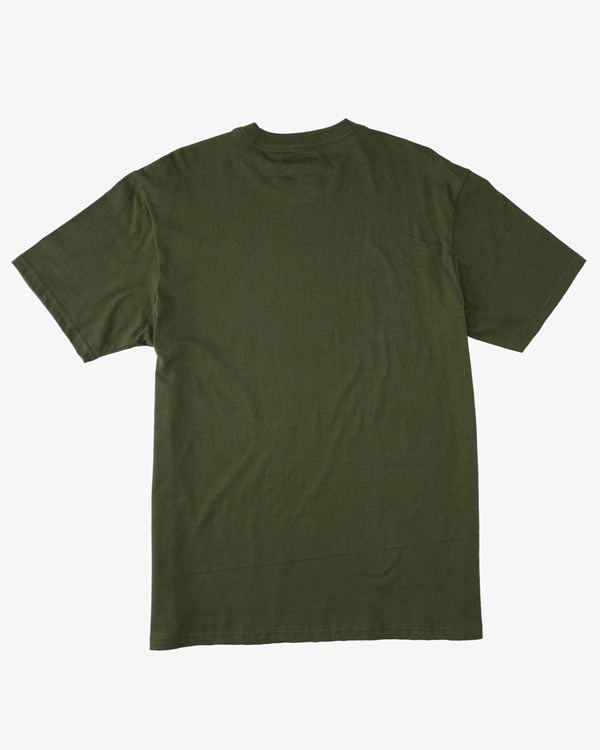 Billabong Stacked Krátké Sleeve T-Shirt Olivy Zelené | CZIEMU-457