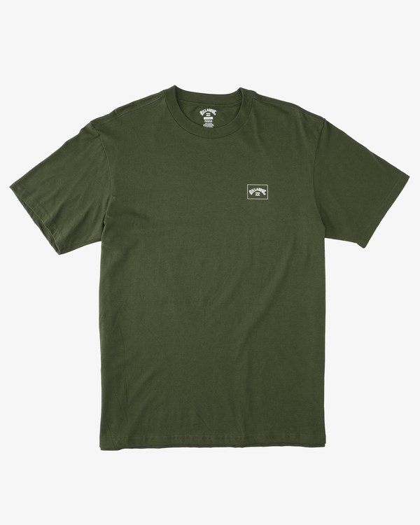 Billabong Stacked Krátké Sleeve T-Shirt Olivy Zelené | CZIEMU-457