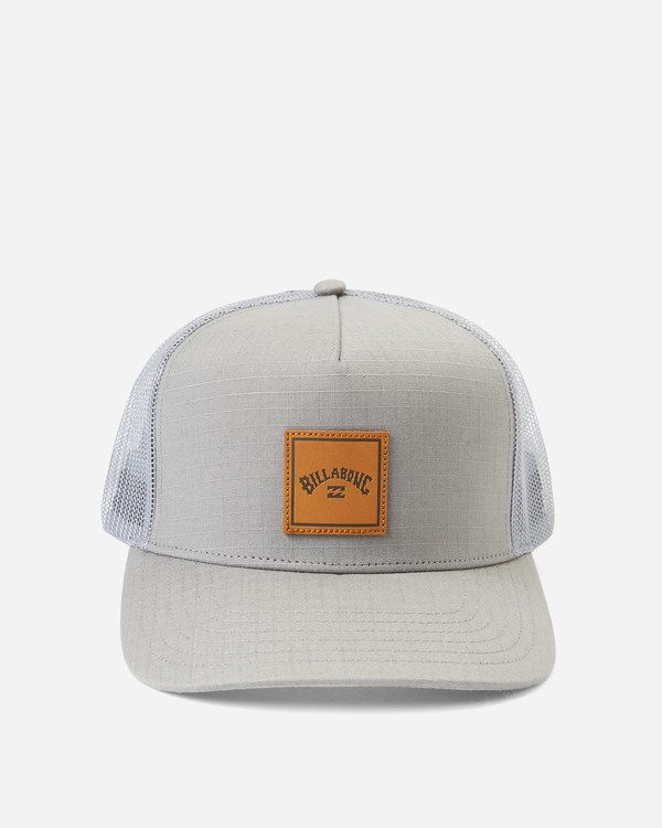 Billabong Stacked Trucker Hat Pewter | YISEQV-526