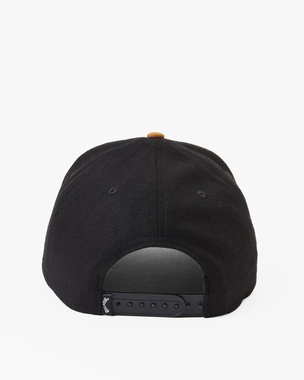 Billabong Stacked Up Snapback Hat Black/Tan | YBSZLU-473