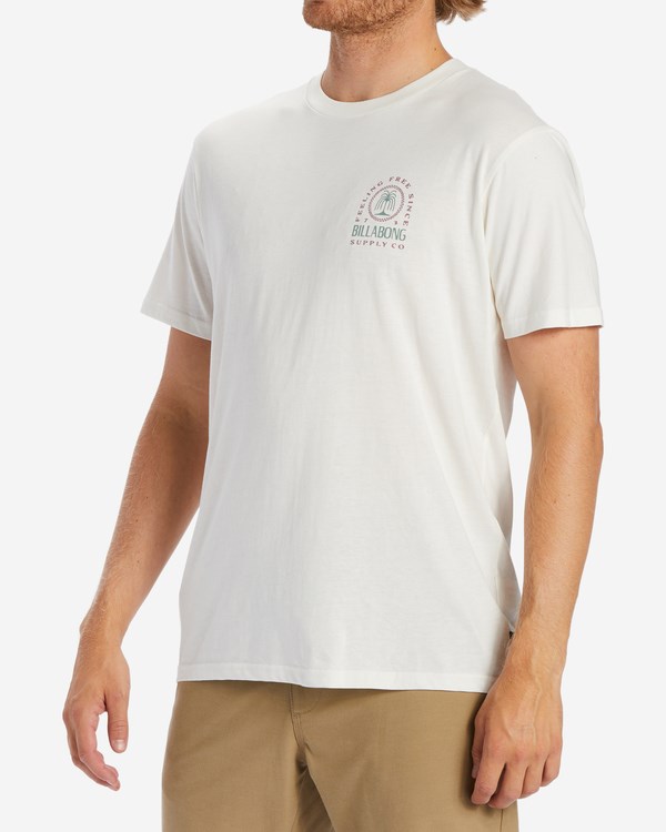 Billabong Steady Krátké Sleeve T-Shirt Bílé | SWGLJN-075