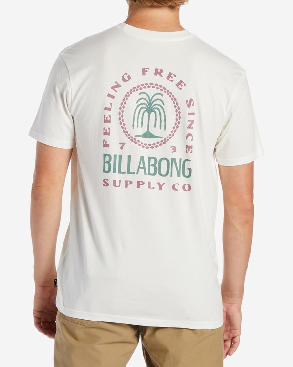 Billabong Steady Krátké Sleeve T-Shirt Bílé | SWGLJN-075