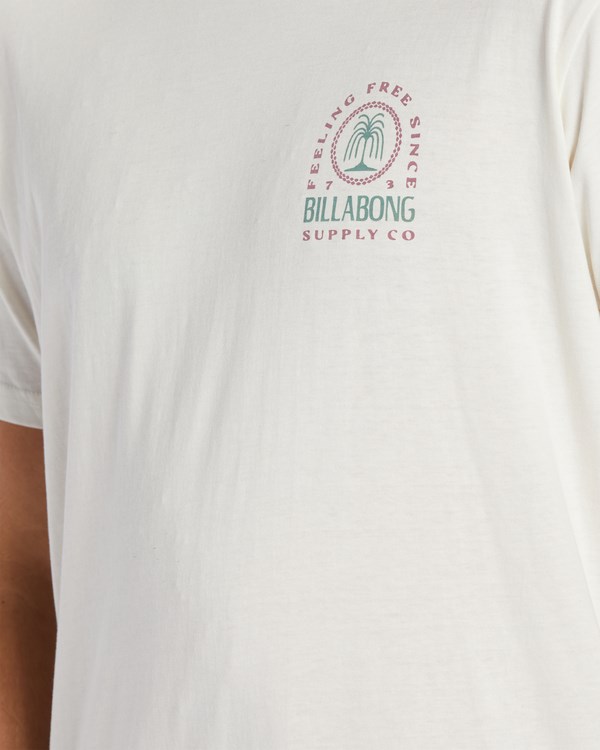Billabong Steady Krátké Sleeve T-Shirt Bílé | SWGLJN-075