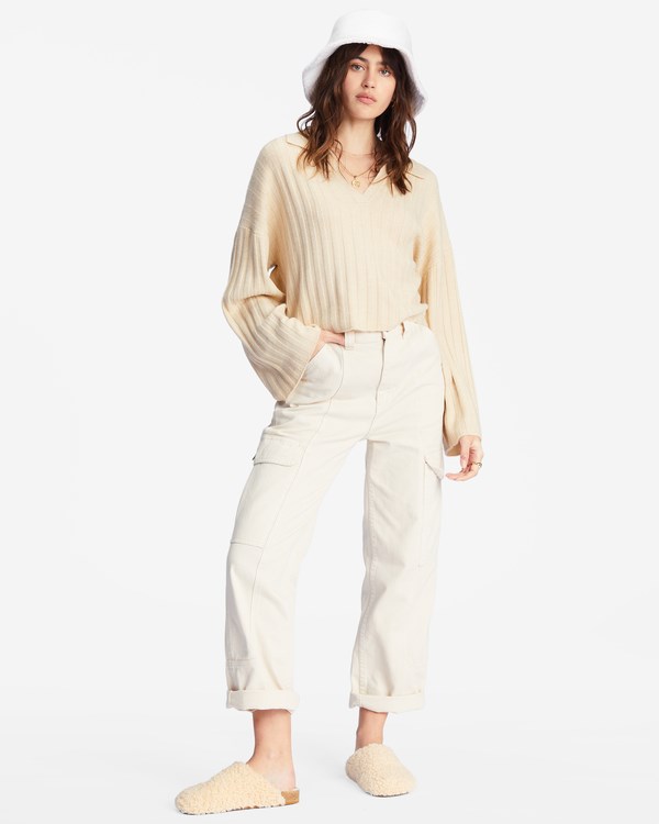 Billabong Still Single Fleece Bucket Hat Bílé | DQSWVT-158