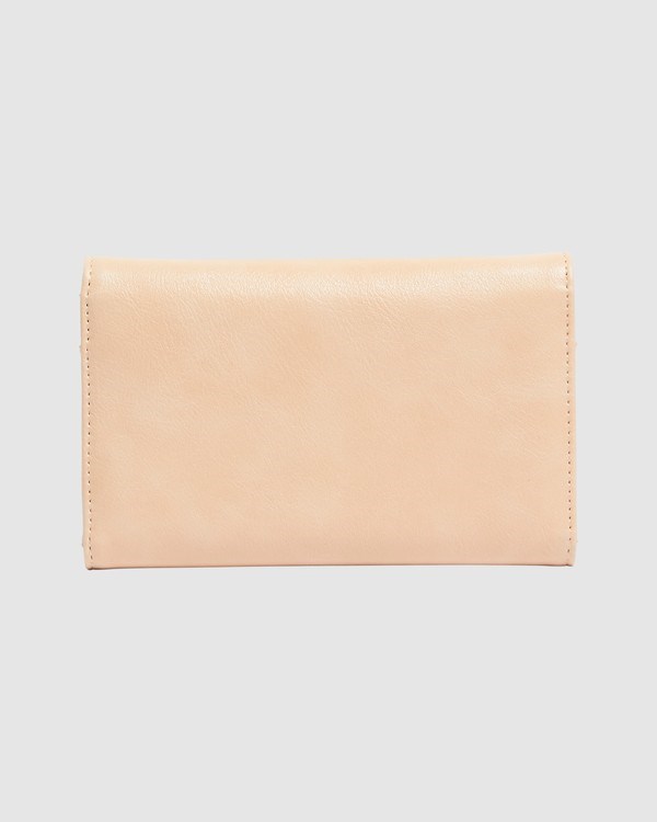 Billabong Stitch Up Tri-Fold Wallet Béžový | SJPNZC-418
