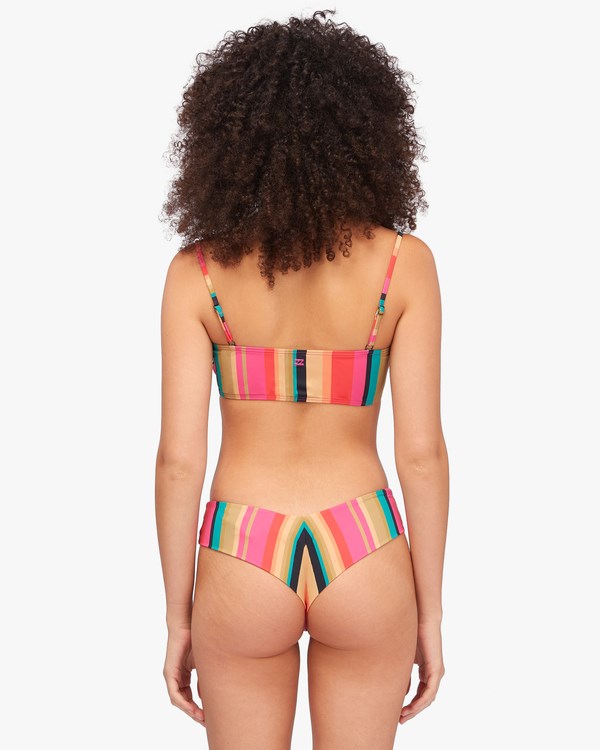 Billabong Stripes For Daze Bandeau Bikiny Top Multi | KJRQOH-467