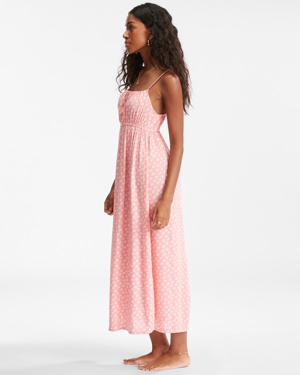 Billabong Summer Daydream Midi Slip Šaty Sorbet | CFXZHG-175