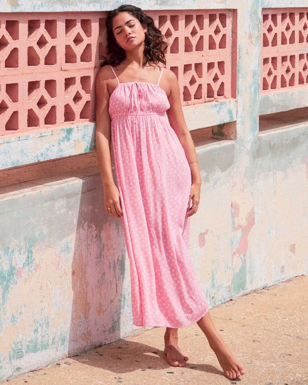 Billabong Summer Daydream Midi Slip Šaty Sorbet | CFXZHG-175