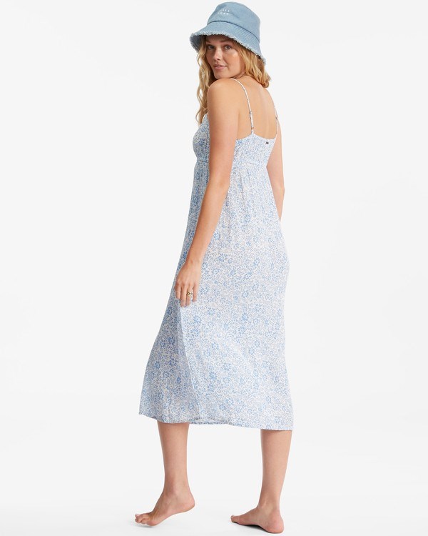 Billabong Summer Daydream Midi Slip Šaty Salt Crystal | UQAVSX-208