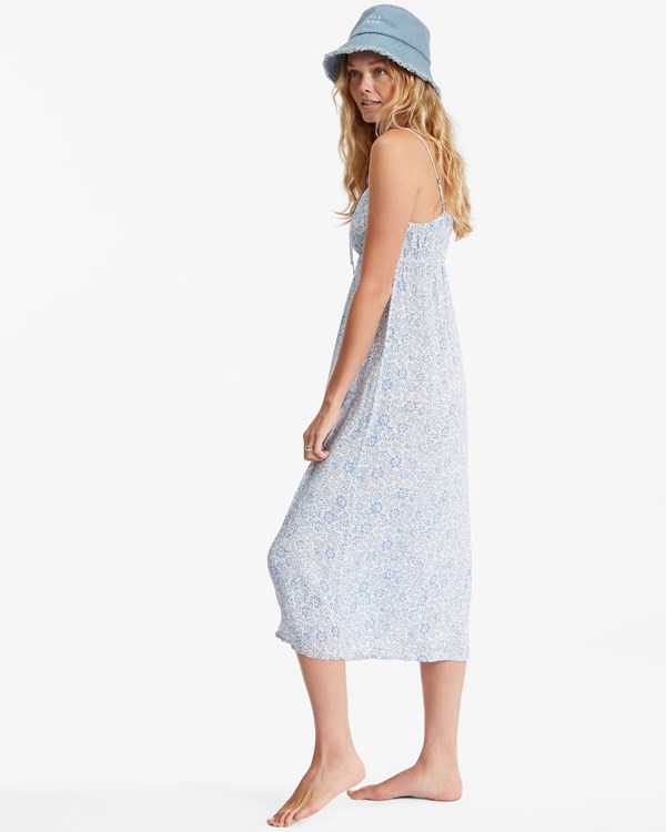 Billabong Summer Daydream Midi Slip Šaty Salt Crystal | UQAVSX-208