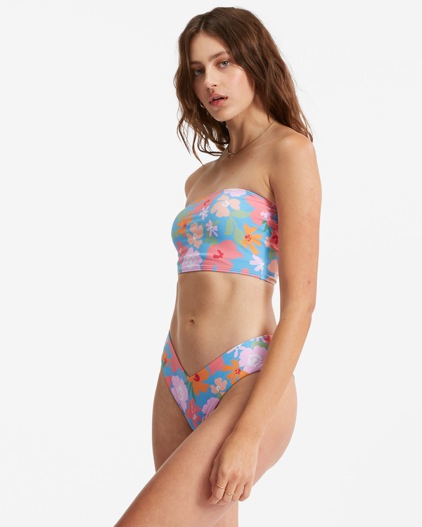 Billabong Summer Field Fiji Cheeky Bikiny Bottoms Blankyt | WCYIZL-902