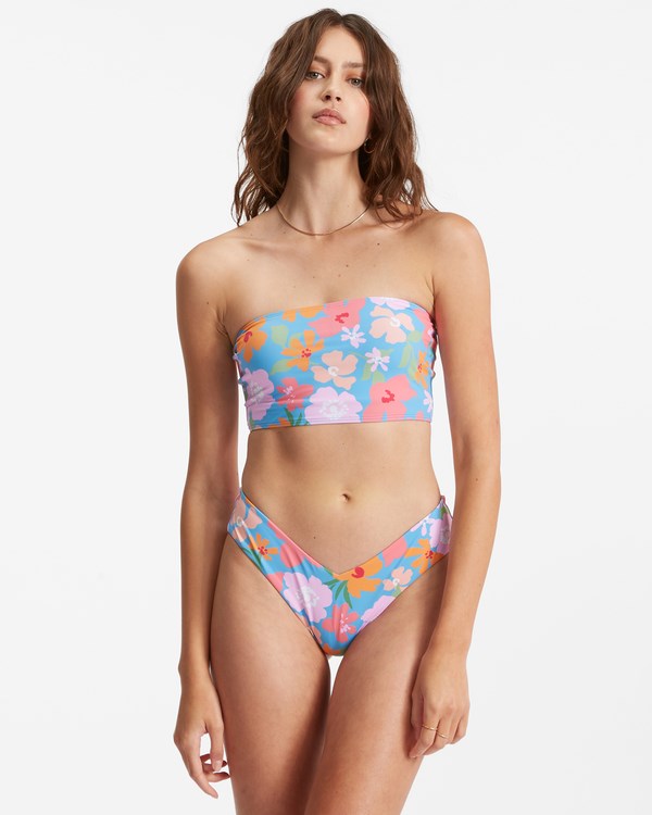 Billabong Summer Field Fiji Cheeky Bikiny Bottoms Blankyt | WCYIZL-902