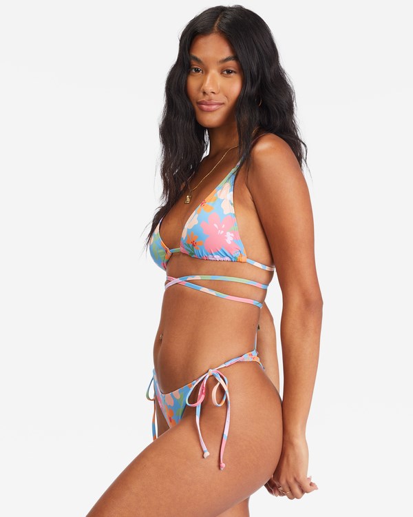 Billabong Summer Field Tie-Side Maya Bikiny Bottoms Blankyt | JGRUEM-473