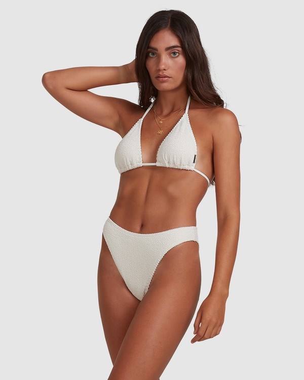 Billabong Summer High Havana Bikiny Bottoms Salt Crystal | JPFVGZ-476