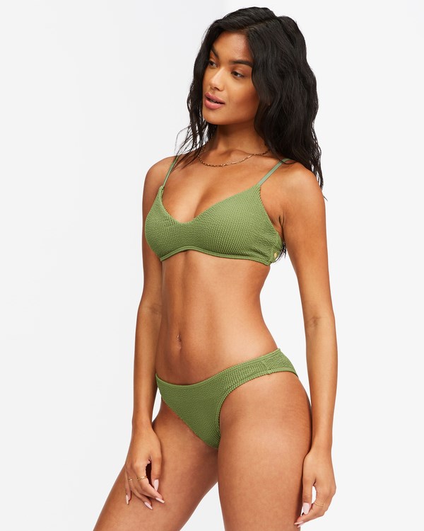 Billabong Summer High Isla Bikiny Bottoms Fern | PHKQDC-824