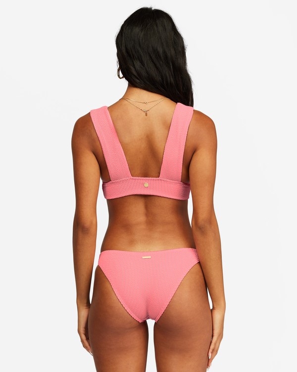 Billabong Summer High Plunge Bikiny Top Koralove Růžové | ZTVFUE-903