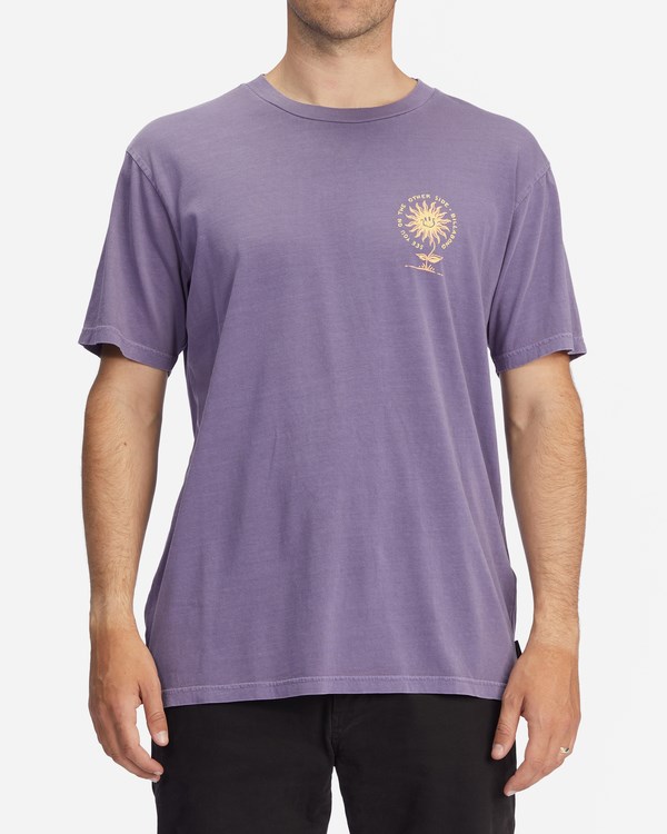 Billabong Sun Flower Wave Washed Krátké Sleeve T-Shirt Fialové | CGRDPL-145