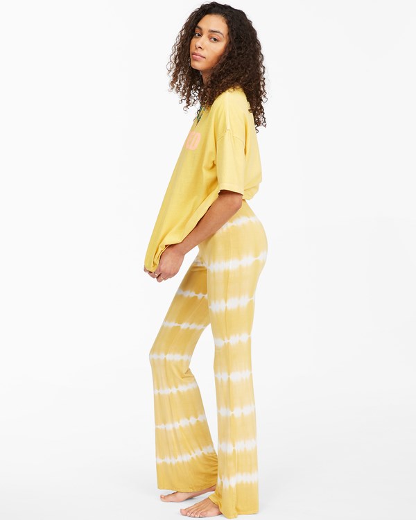 Billabong Sunburst Waves Flared Pants Sunburst | YSDTXB-035