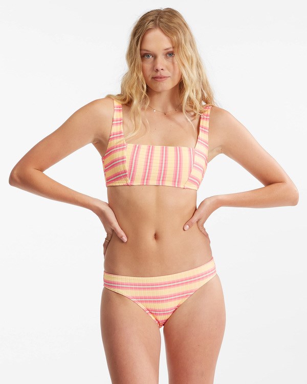 Billabong Sunchaser Lowrider Bikiny Bottoms Pineapple | EVHYTK-142