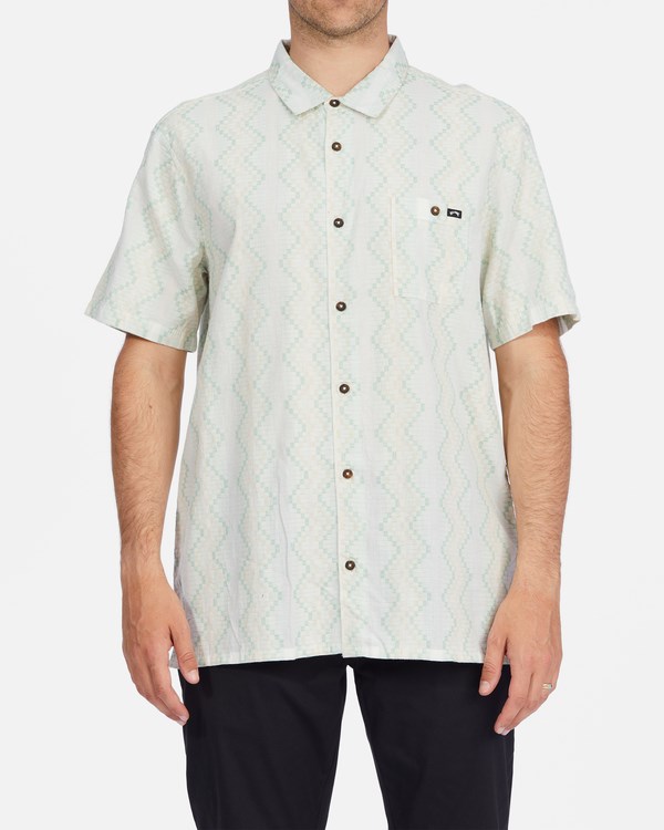 Billabong Sundays Jacquard Krátké Sleeve Shirt Chino | XDAHEL-351