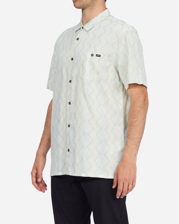 Billabong Sundays Jacquard Krátké Sleeve Shirt Chino | XDAHEL-351