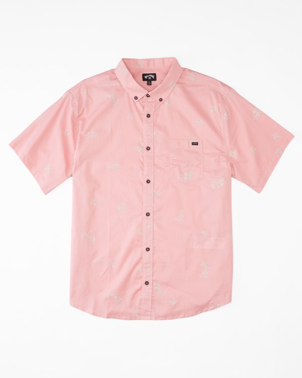 Billabong Sundays Mini Krátké Sleeve Shirt Blush | BNYLFO-703