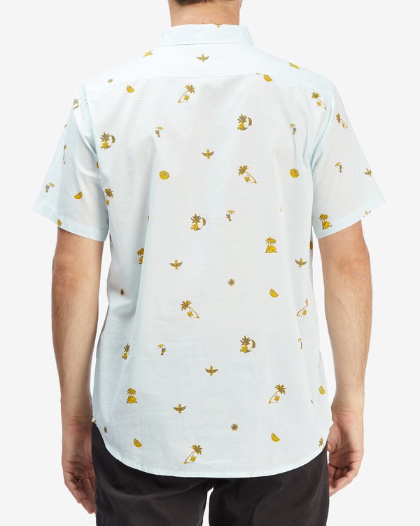 Billabong Sundays Mini Krátké Sleeve Shirt Blankyt | BRJFQS-238