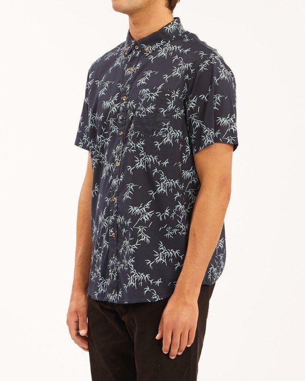 Billabong Sundays Mini Krátké Sleeve Shirt Tmavě Blankyt | COWRIA-135