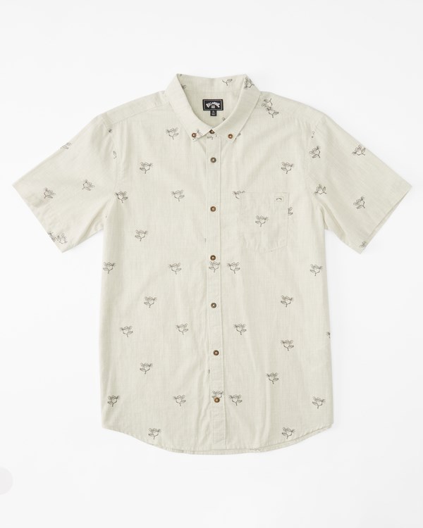 Billabong Sundays Mini Krátké Sleeve Shirt Stone Heather | JKITUZ-174