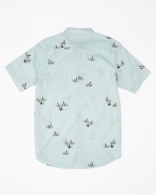 Billabong Sundays Mini Krátké Sleeve Shirt Seamist | LPCMDU-039