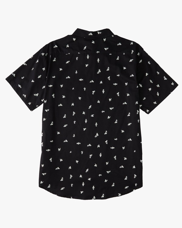 Billabong Sundays Mini Krátké Sleeve Shirt Černé Bílé | LZPRYD-194