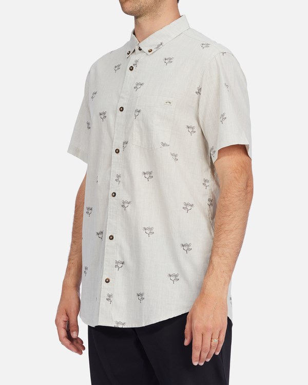 Billabong Sundays Mini Krátké Sleeve Shirt Stone Heather | LZSYRT-538