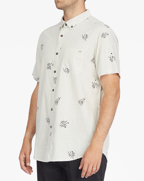 Billabong Sundays Mini Krátké Sleeve Shirt Oatmeal Heather | TDWNKG-952