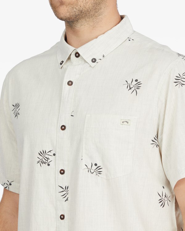 Billabong Sundays Mini Krátké Sleeve Shirt Oatmeal Heather | TDWNKG-952