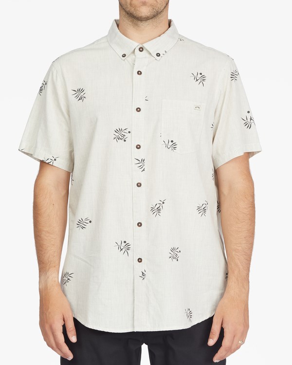 Billabong Sundays Mini Krátké Sleeve Shirt Oatmeal Heather | TDWNKG-952