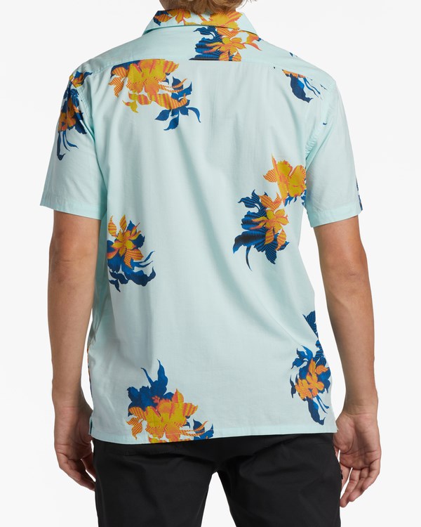 Billabong Sundays Vacay Krátké Sleeve Shirt Minty | ACEKGW-743
