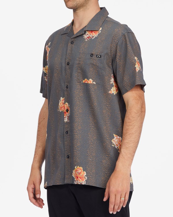 Billabong Sundays Vacay Krátké Sleeve Shirt Mud | GCMRIZ-394