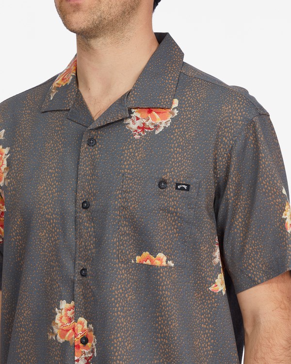 Billabong Sundays Vacay Krátké Sleeve Shirt Mud | GCMRIZ-394