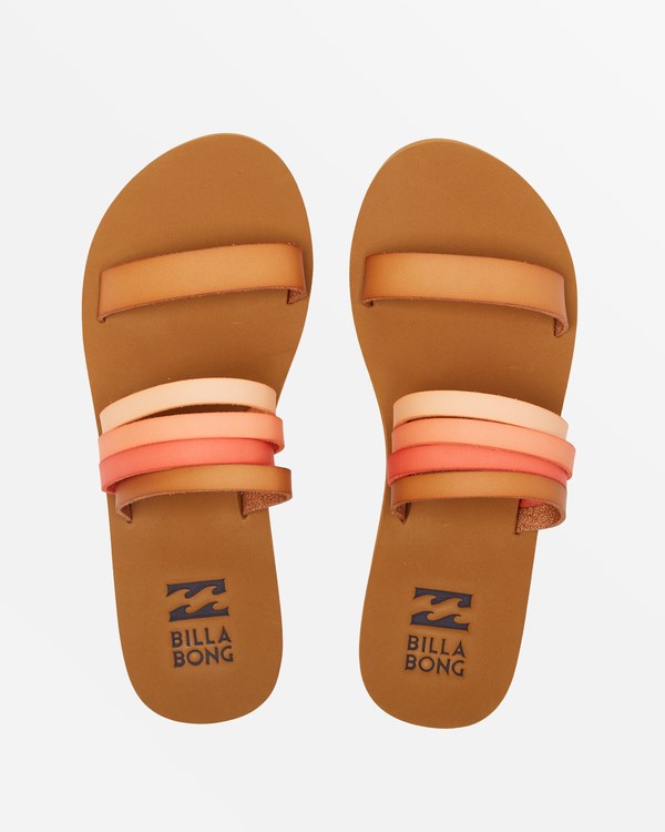 Billabong Sunny Isles Multi-Páskové Pantofle Sandals Oranžové | NEUGIZ-587