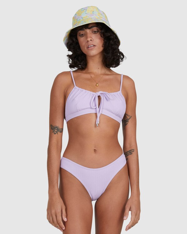 Billabong Sunrays Coco Bralette Bikiny Top Lilac | XNTZEM-850