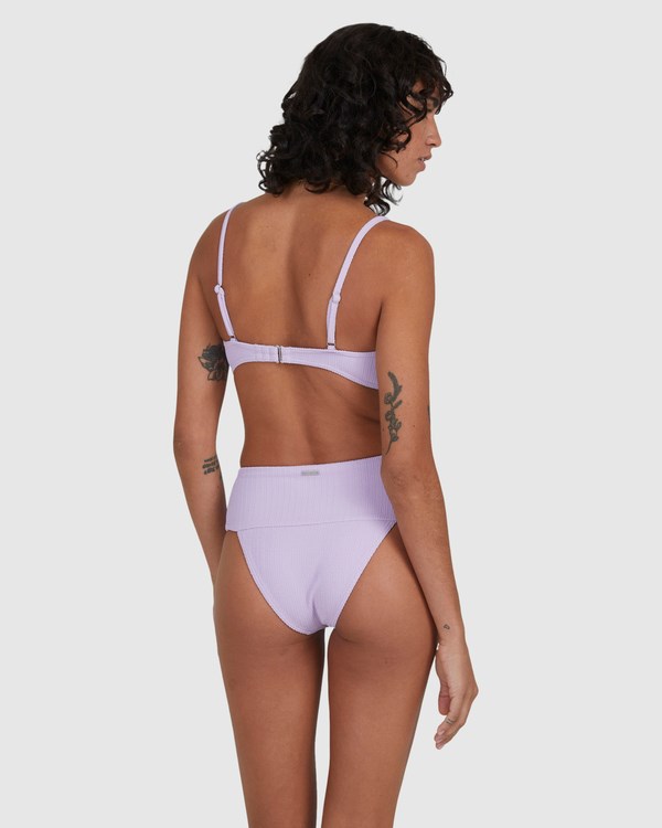 Billabong Sunrays Kauai High-Rise Bikiny Bottoms Lilac | RTVFBQ-201