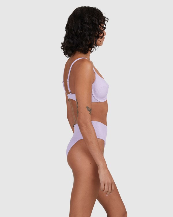 Billabong Sunrays Kauai High-Rise Bikiny Bottoms Lilac | RTVFBQ-201