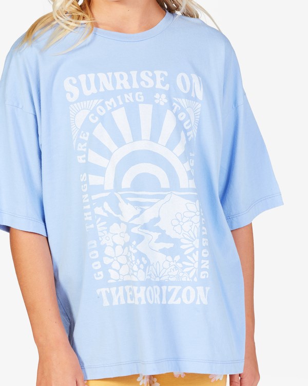 Billabong Sunrise Horizon Boyfriend T-Shirt Blankyt | UINMFA-082