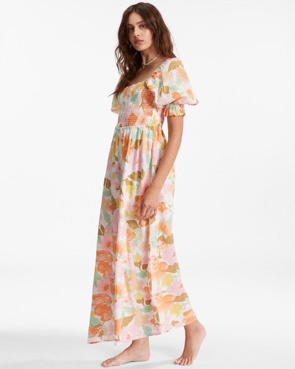 Billabong Super Sweet Maxi Šaty Multi | RVGMWQ-592
