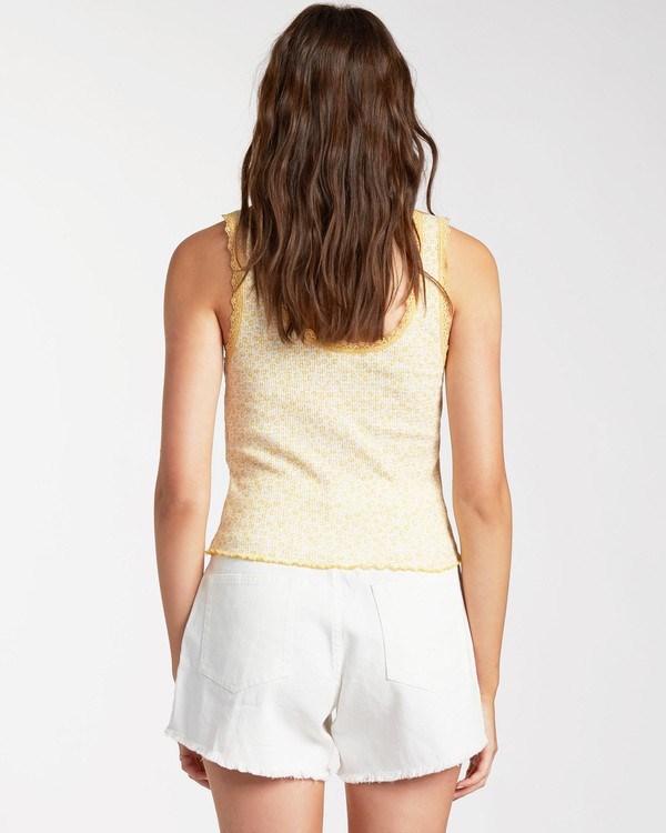 Billabong Sweet Days Tank Top Golden Hour | LHNVYS-967