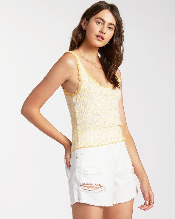 Billabong Sweet Days Tank Top Golden Hour | LHNVYS-967