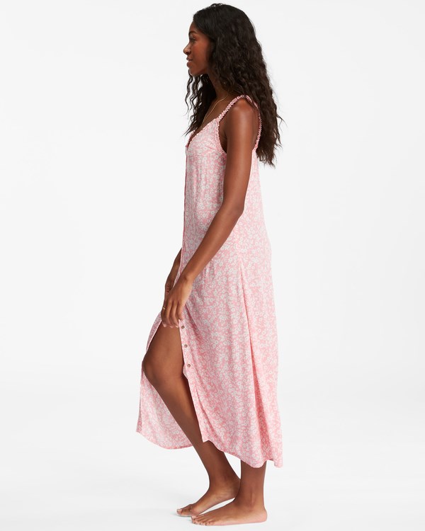 Billabong Sweet Edges Šaty Růžové | FBWPZU-516